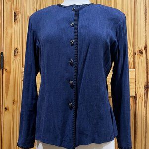 Saddle Ridge Vintage Collection, designer buttonw, whip stitched edges, small